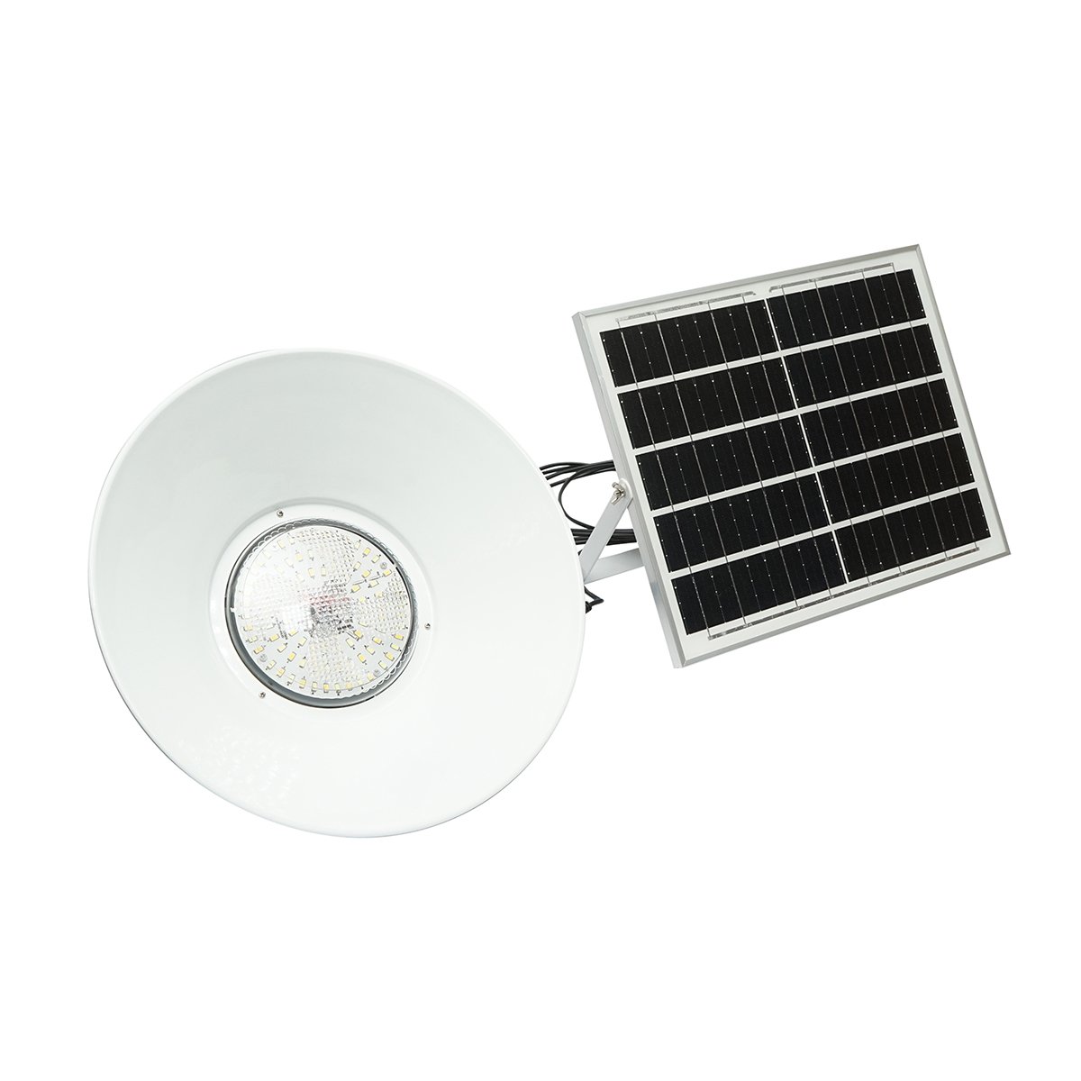 Lampa LED 100W, 6500K cu panou solar policristalin 16W, baterie LifePO4 3.2V/15Ah si telecomanda IP65 Breckner Germany